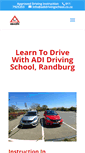 Mobile Screenshot of adidrivingschool.co.za